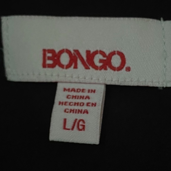 Bongo Draped Neckline Black/White Dress Juniors‎ L - Picture 12 of 14
